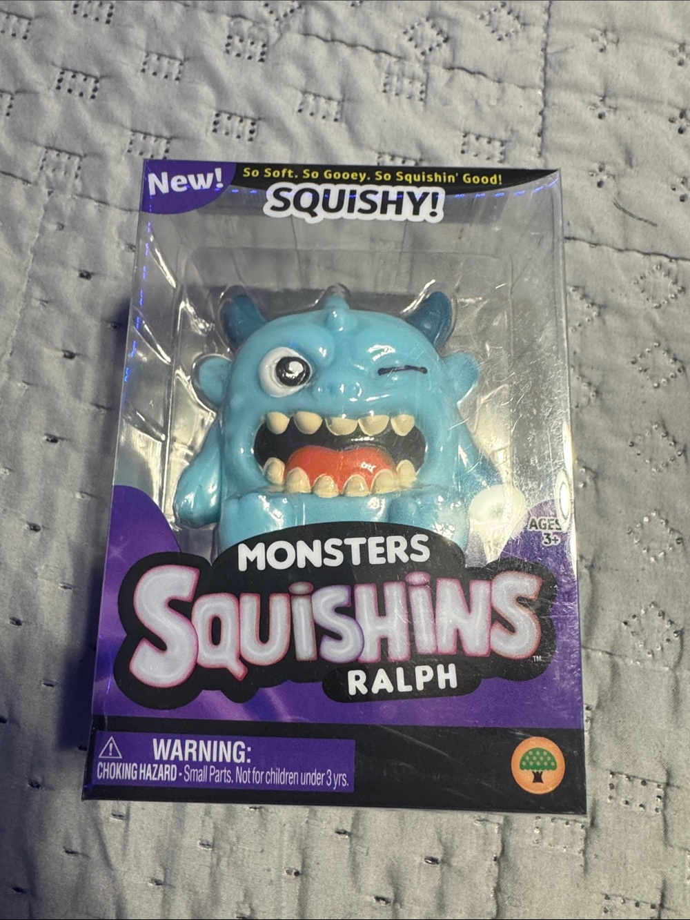 Squishins Monsters Ralph Soft Squishy Toy - Blue
